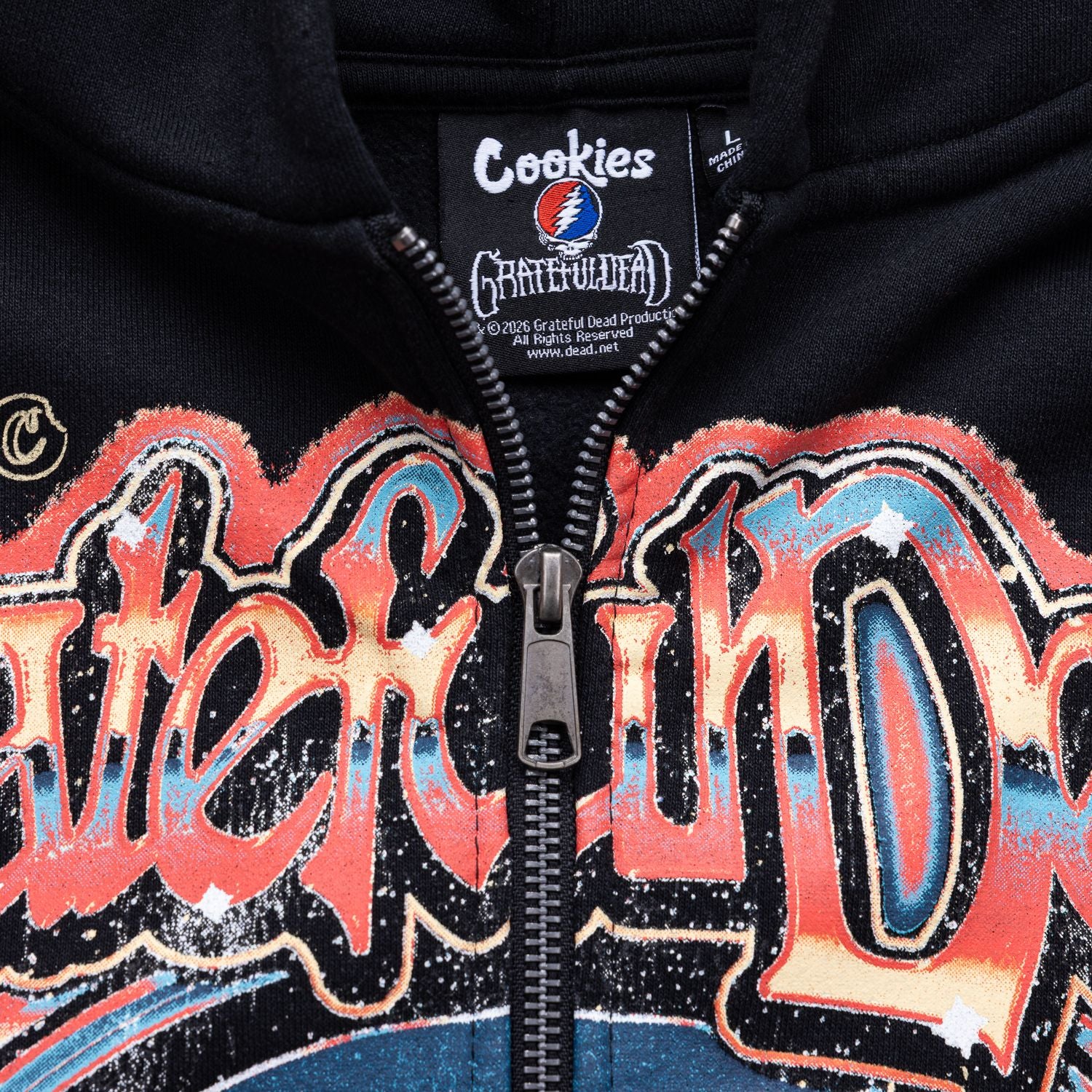Cookies X Grateful Dead- Outer Space Full Zip Hoodie – Cookies