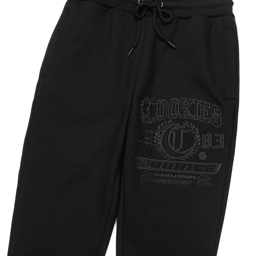 Paradise City Rhinestone Applique Fleece Pants