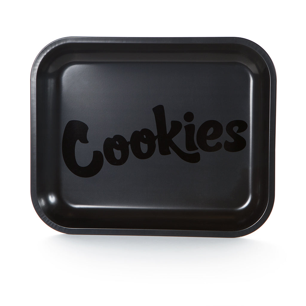 Cookies Matte Black Metal Tray