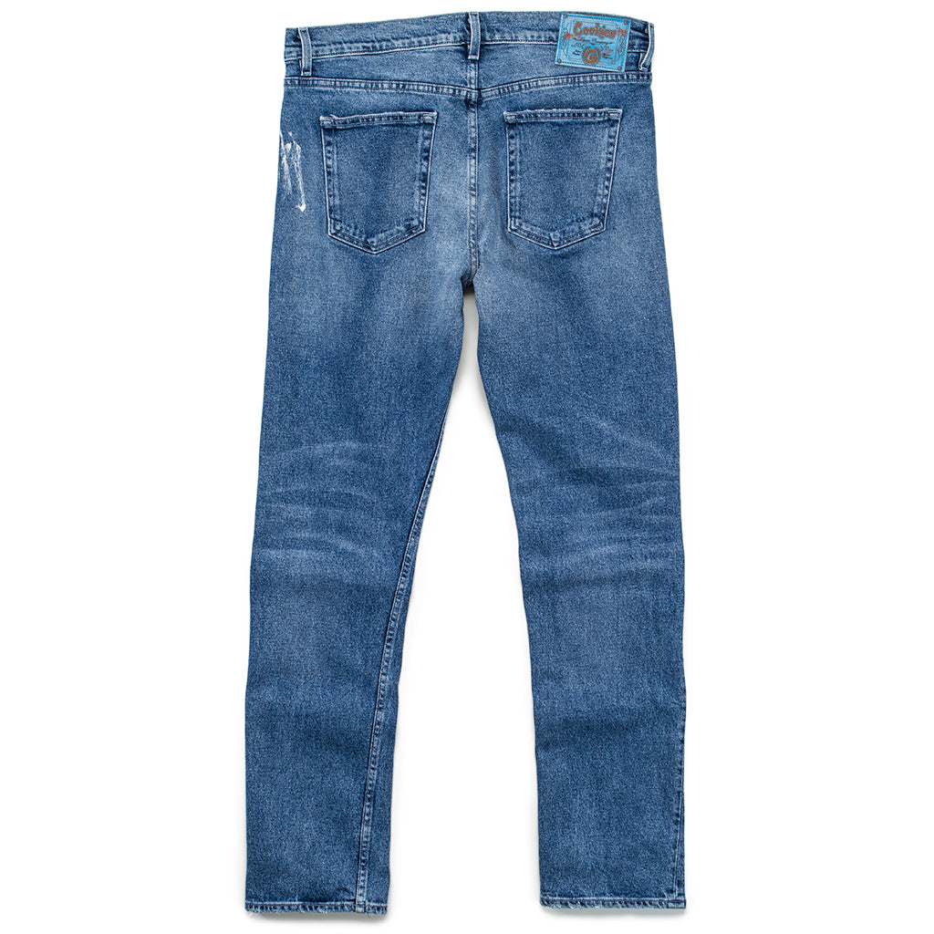 Cookies Relaxed Fit 5 Pocket Lt Blue Wash Denim Jeans