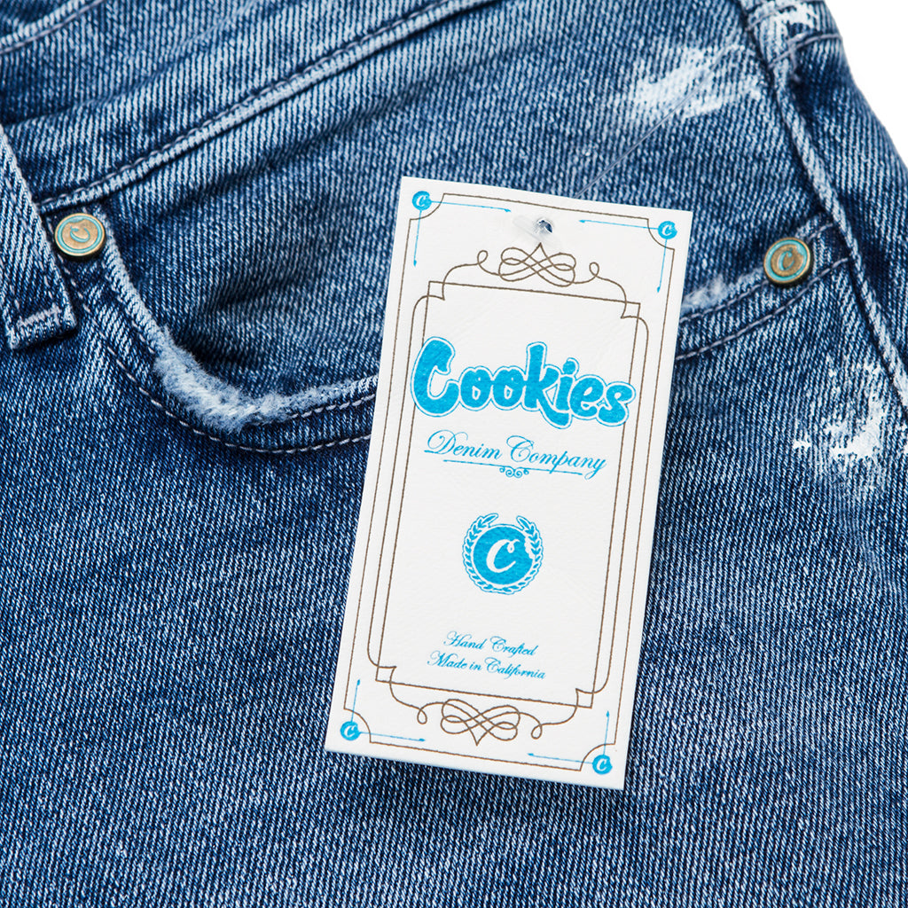 Cookies Relaxed Fit 5 Pocket Lt Blue Wash Denim Jeans