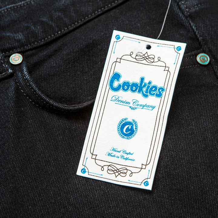 Cookies Skinny Fit 5 Pocket Black Denim Jeans