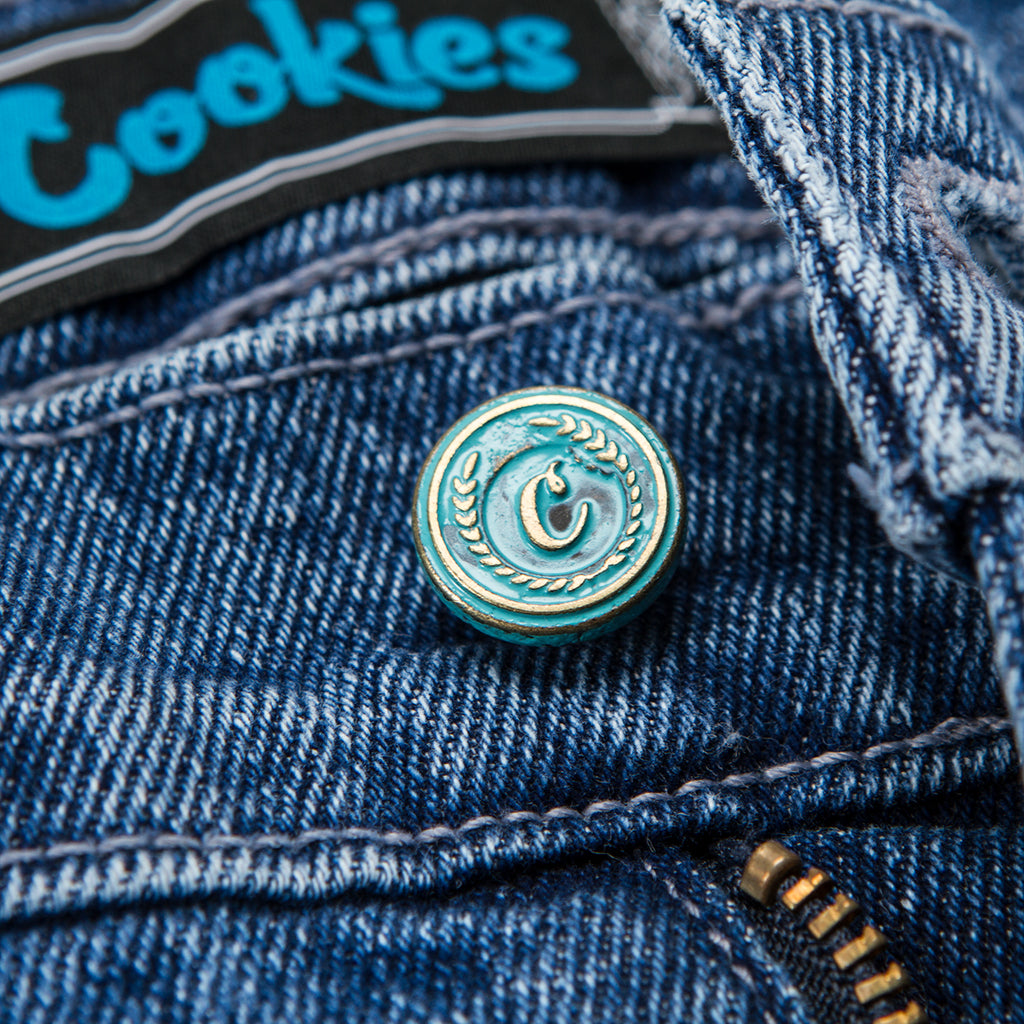 Cookies Skinny Fit 5 Pocket Lt Blue Wash Denim Jeans