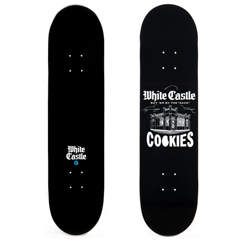 Cookies x White Castle By The Sack Skateboard Deck