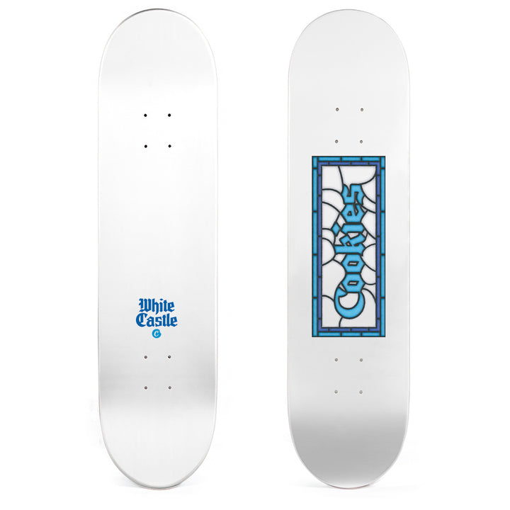 Cookies x White Castle Stained Glass Skateboard Deck