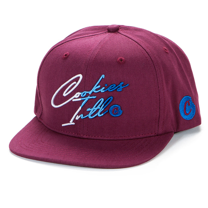 Flip The Script Snapback with Raised Embroidery