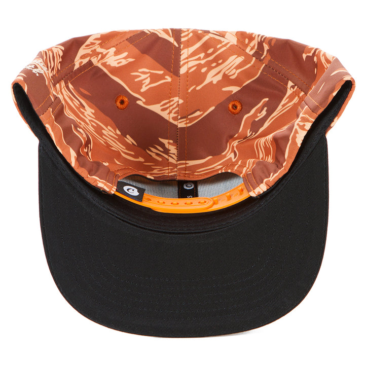 Top of the Key Twill Tiger Camo Embroidered Snapback