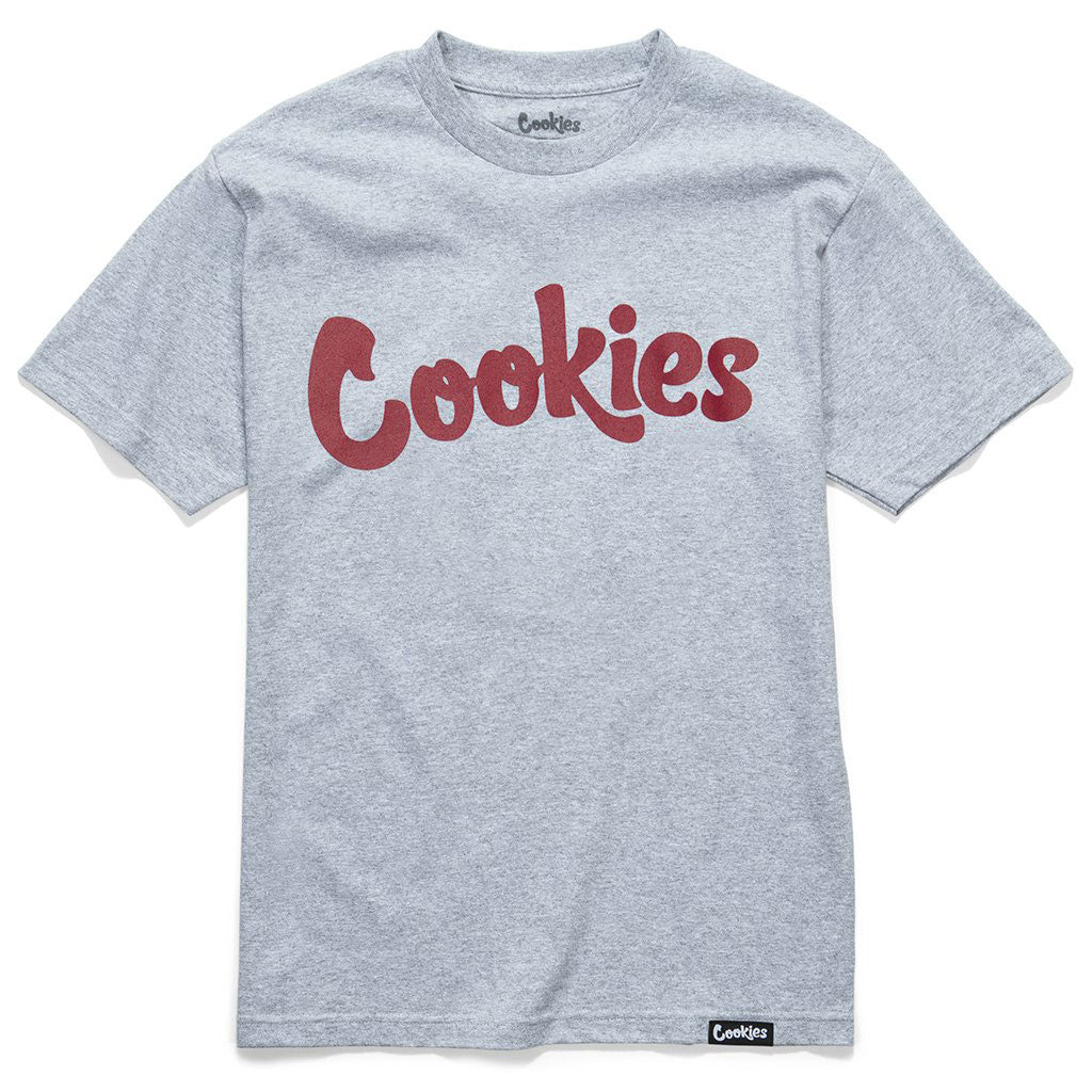 Ein unverzichtbares Markenfachgeschäft Original Logo Heather Grey – Cookies Clothing Tee